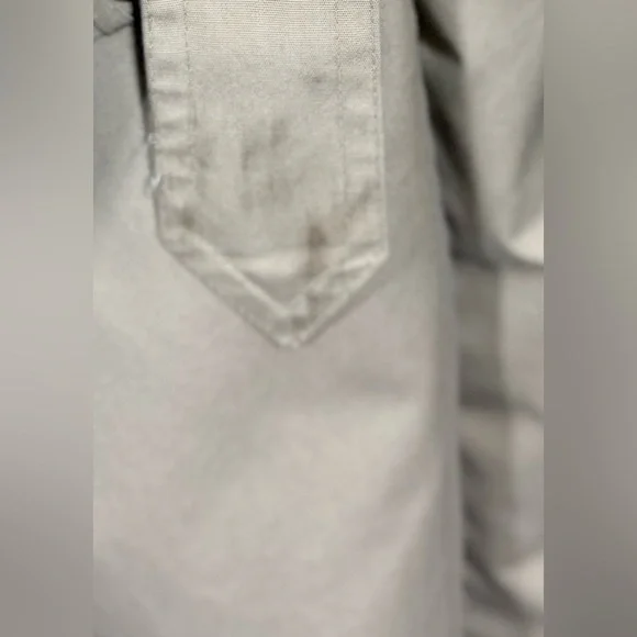 Men's Misty Harbor Size 44 Tan Double-Breasted Trench Coat - Picture 3 of 16